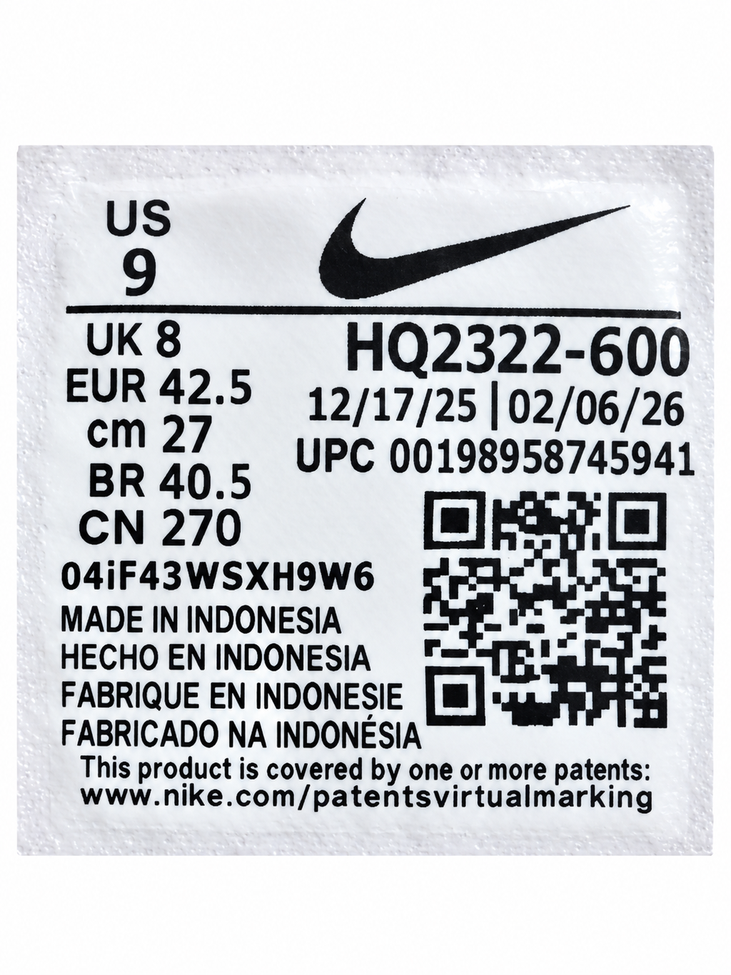 Nike Phantom 6 Low Academy AG - Unisex - US 9 hombre / US 10.5 mujer