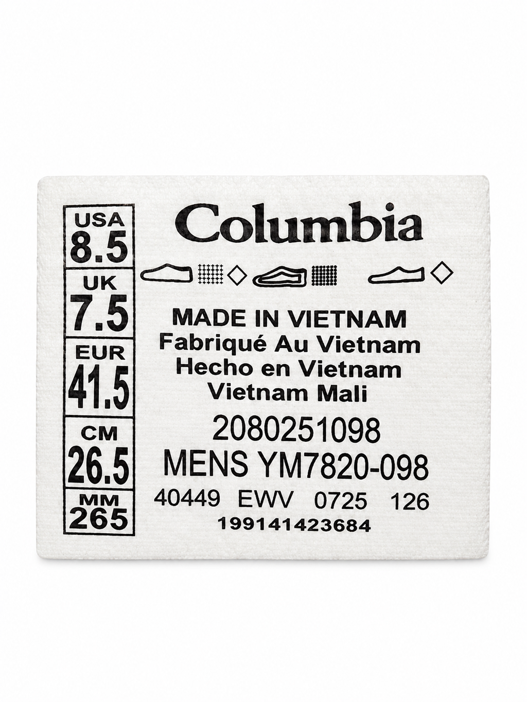Columbia Crystal Springs PFG Lace - Hombre - US 8.5