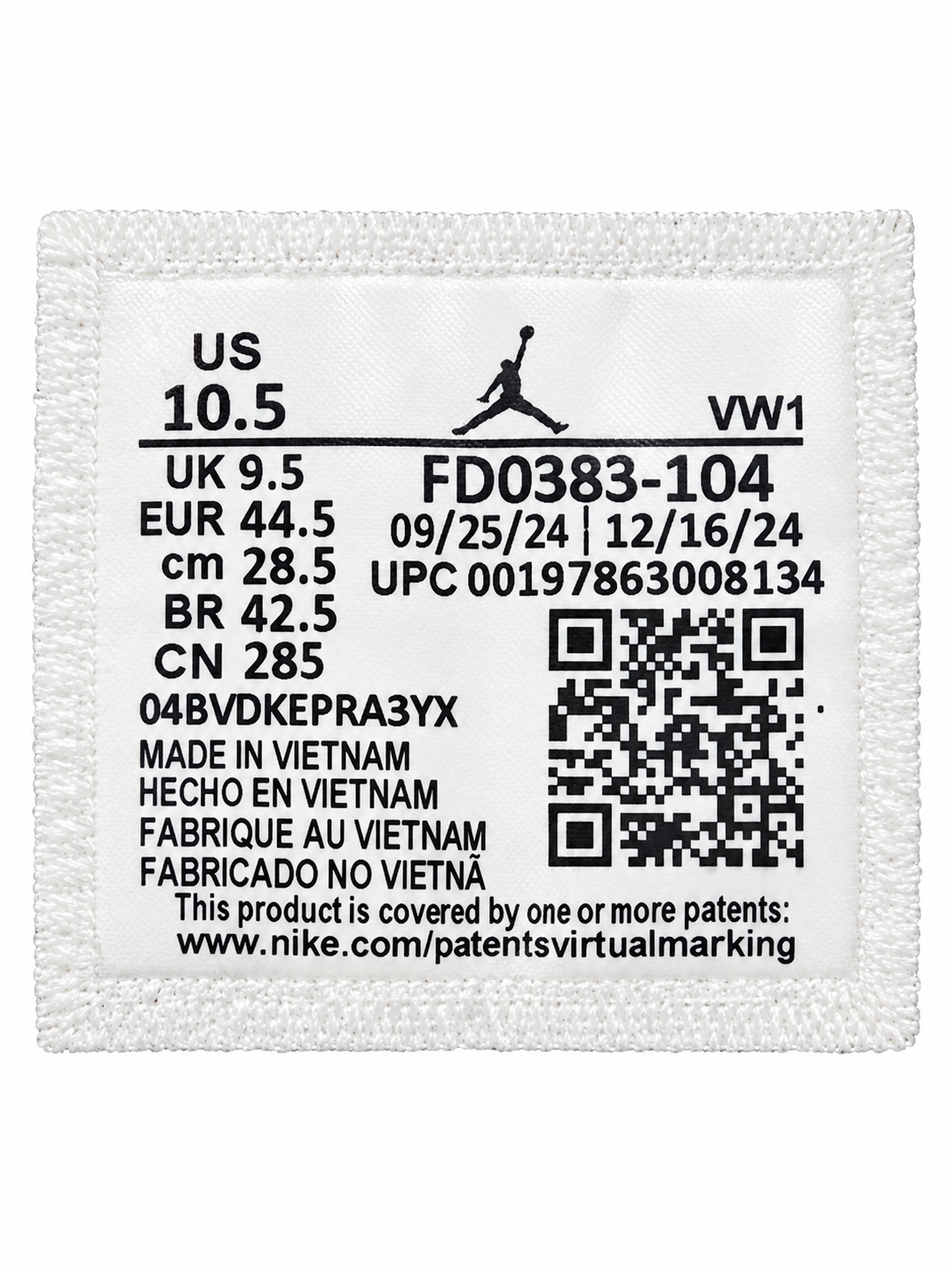 Jordan 2/3 – Hombre, talla US 10.5