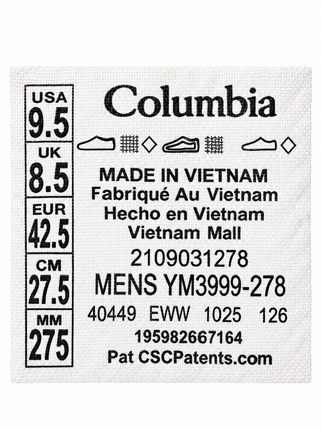 Columbia Grove Heights FS Mid OutDry – Hombre – Talla US 9.5 - 10.5
